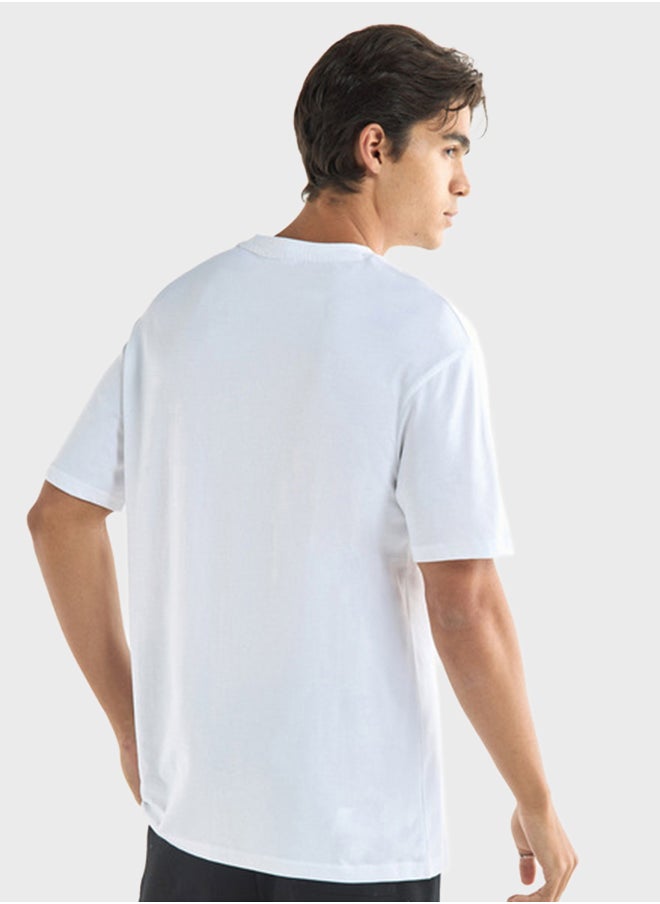 FAV Print Crew Neck T-Shirt  - Image 2