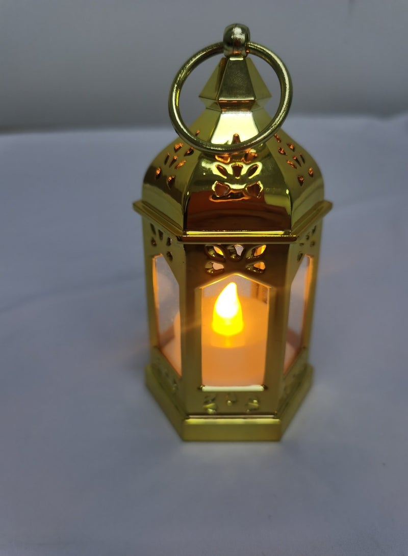 هلالفل زينة فانوس هلال - عبوة من ١٢ قطعة | ديكور منزلي | لإضاءة داخلية لغرف النوم والمعيشة | قطعة ديكور لرمضان والعيد والمناسبات الأخرى | بطابع إسلامي - Image 5