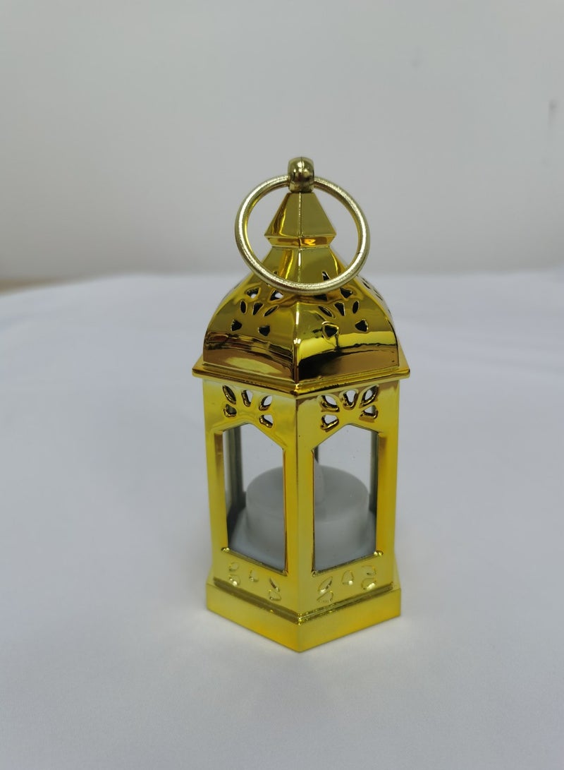 هلالفل زينة فانوس هلال - عبوة من ١٢ قطعة | ديكور منزلي | لإضاءة داخلية لغرف النوم والمعيشة | قطعة ديكور لرمضان والعيد والمناسبات الأخرى | بطابع إسلامي - Image 1