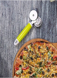 Royalford Double Pizza Cutter With Aluminium Handle, Stainless Steel Double Wheel Pizza Cutter Wheel With Plastic Handle – Equipped With Ultra Sharp Blade And Slip-Proof Ergonomic Handle - pzsku/ZD1757C20D1F827E1BCF5Z/45/_/1716203541/1407e606-c3c7-4d76-98da-9e7cef9b4e90