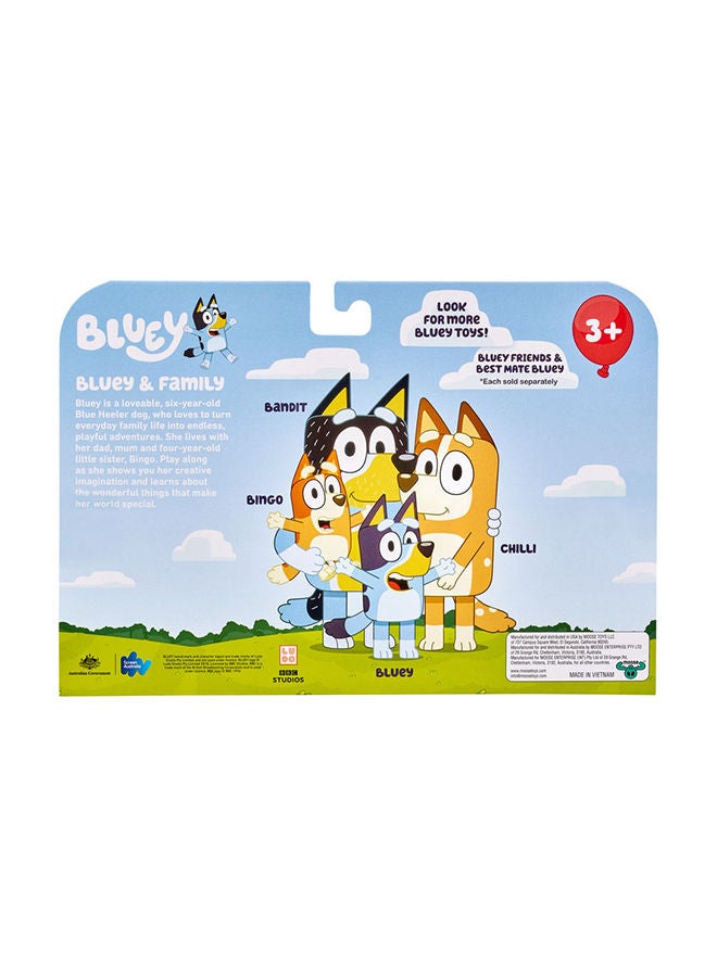 BLUEY S1 Figure 4Pk - Family Pk - Image 2