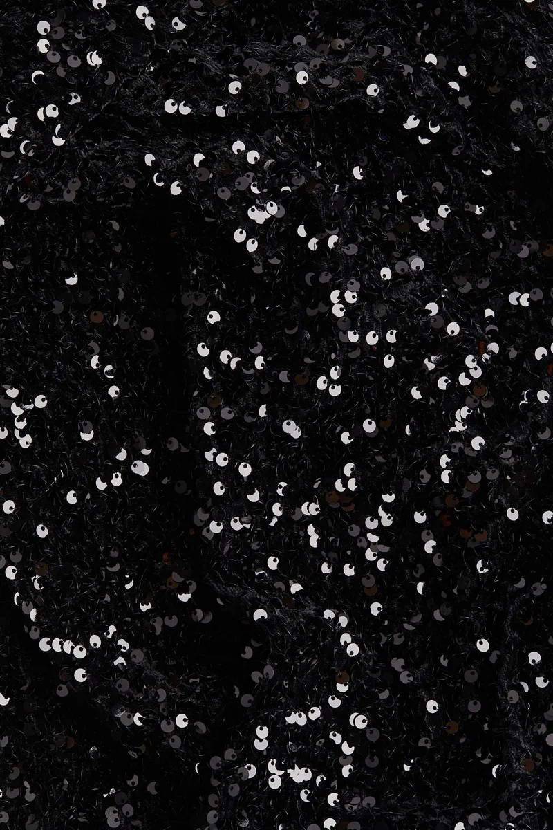 H&M Sequined tie-back dress