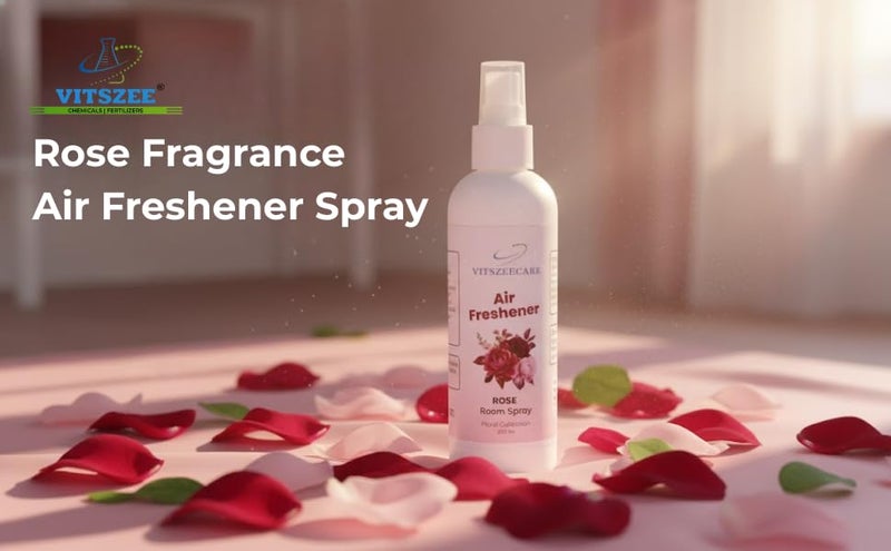 VITSZEECARE Rose Fragrance Air Freshener Room Spray 200ml Long-Lasting Fresh Rose Aroma, Romantic Floral Scent, Room & Fabric Freshener, Odor Removal for Home, Office, Bathroom & Car - Image 2