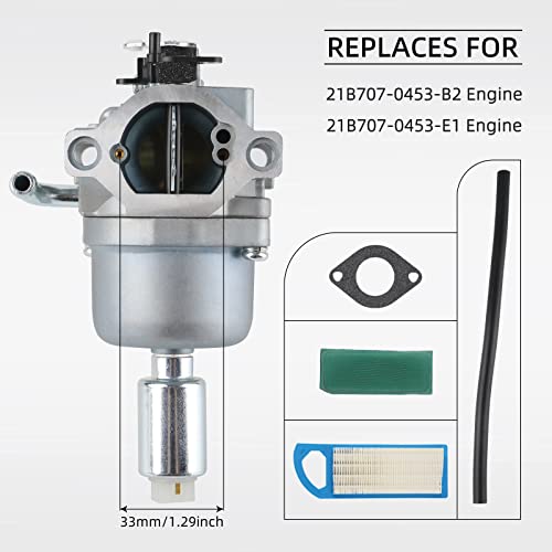 Tang Carburetor for B&S 594601 796587 591736 19 19.5 20 20.5 21 HP Engine Craftsman Riding Lawn Mower Tractor Intek Single Cylinder OHV Motor Nikki Carb with Gasket and Cleaning Tools - Image 3