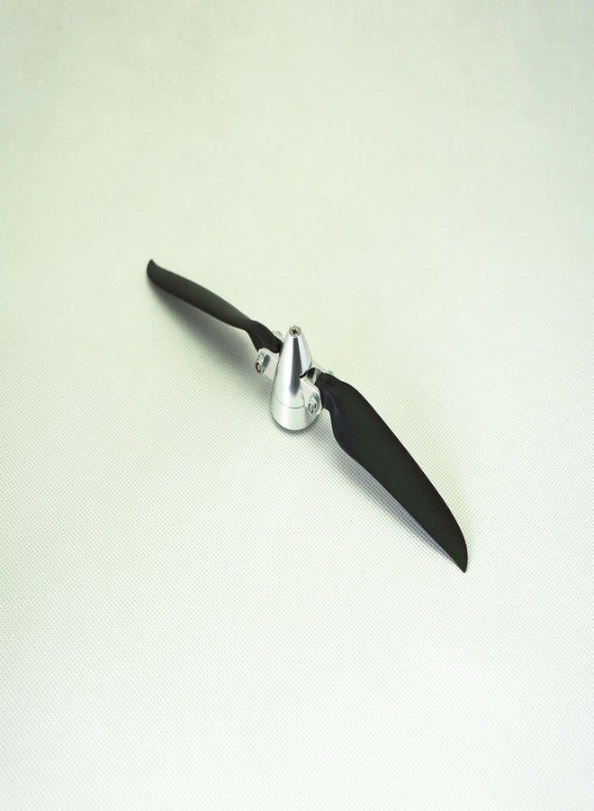 Viloga RC Plane Folding Propeller 9×5 inch w/Spinner Size D28×H27mm, and Motor Shaft Diameter φ3.17 with CNC Aluminum Alloy Spinner (9×5, Shaft Φ3.17) - Image 1