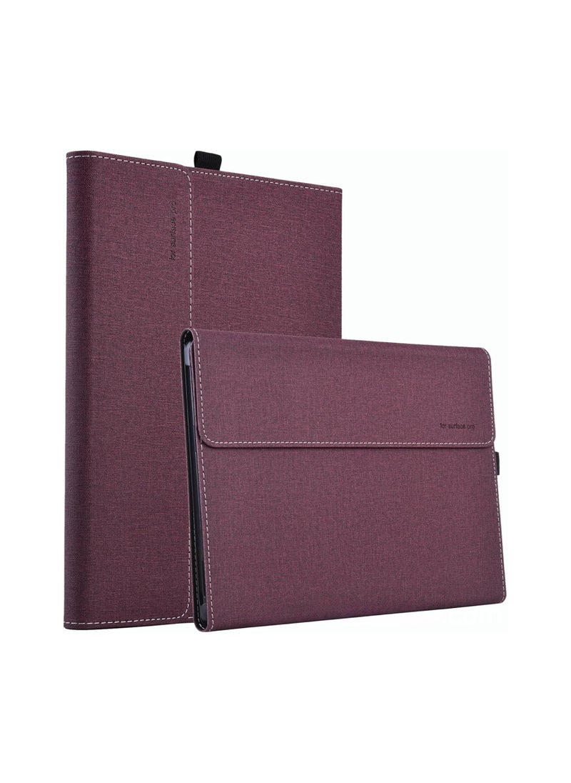 General Compatible with Microsoft Surface Pro 11 (2024) 13-inch tablet case for Surface Pro 11 stand PU leather case 