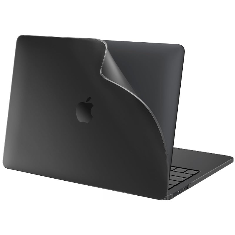 BlueSwan for MacBook Pro 13 inch Case 20222016 M2 M1 Clip AntiScratch Flexible Protective Laptop Cover with Grippy Matte Texture Slim and Easy Installation Frosted Black - Image 2