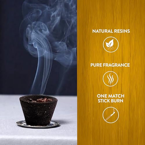 Hem Pama Pure Sambrani Dhoop Cups | Natural, Smokeless & Easy-to-Use for Pooja, Meditation & Festivals | Long-Lasting Aroma | Pack of 12 Cups - Image 4