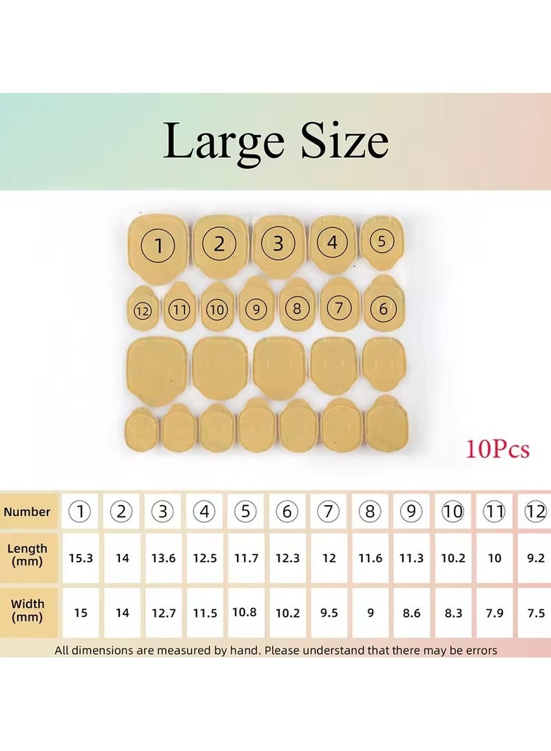 Goolsky 480 قطعة ملصقات أظافر جلي مائية ذات وجهين لاصقة ذاتيًا - Image 2