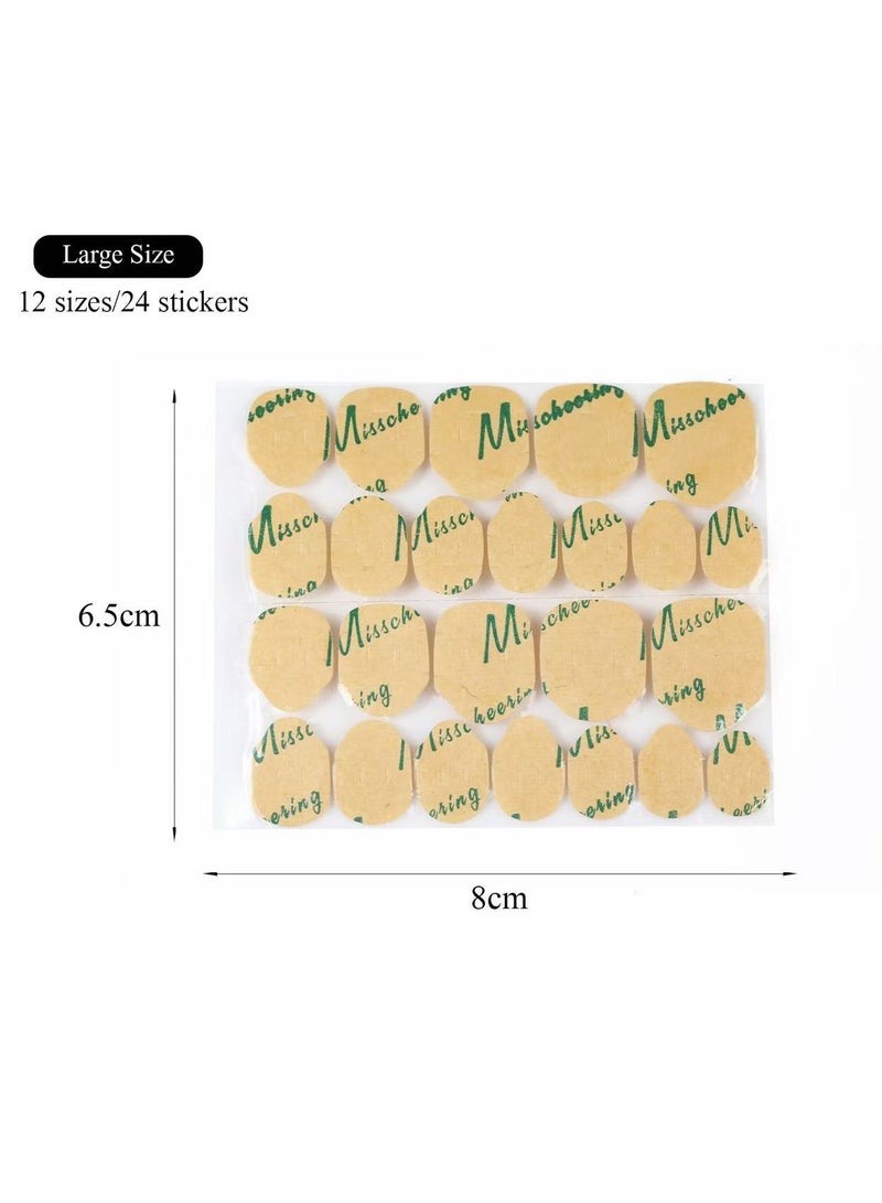 Goolsky 480 قطعة ملصقات أظافر جلي مائية ذات وجهين لاصقة ذاتيًا - Image 1