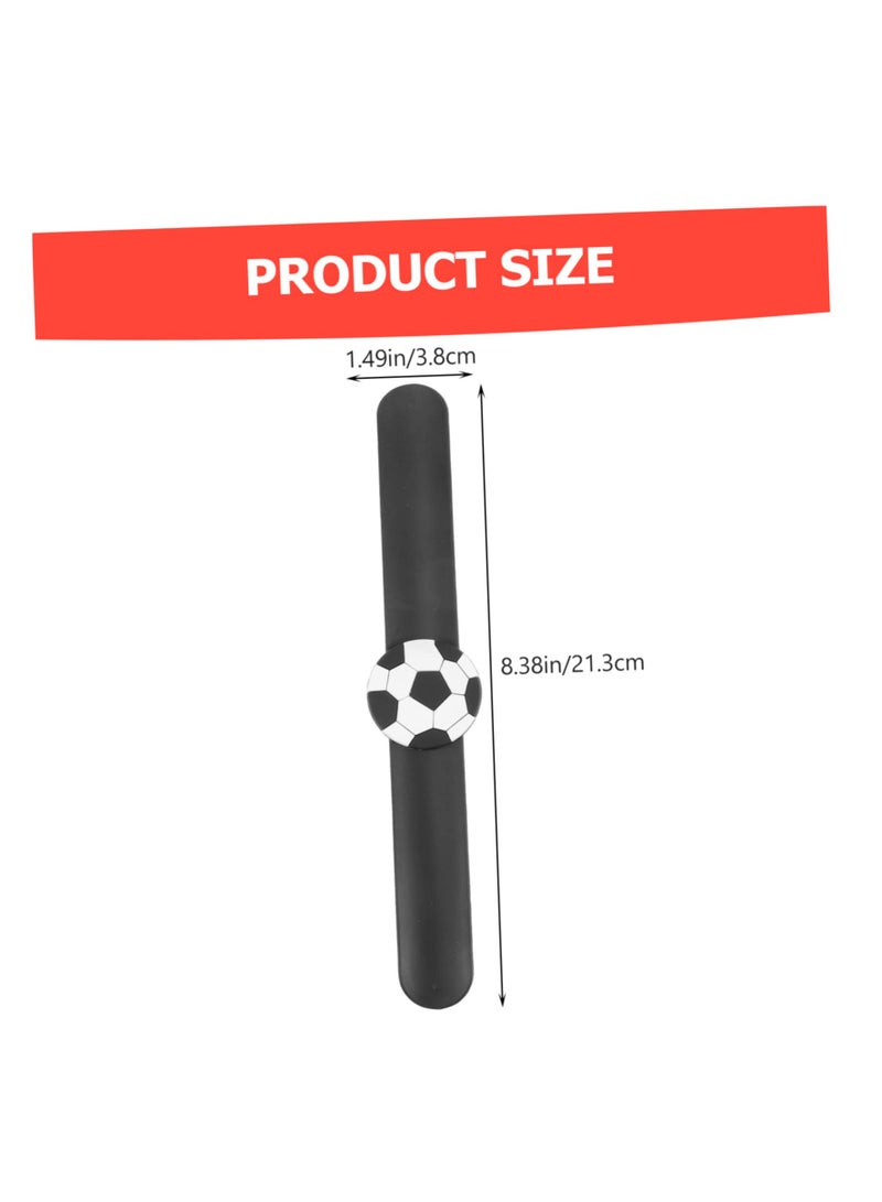 Excefore 1 Set Children's Football Party Bag, Sports Necklace, Rings for Children Boys, Football Badge Slap Bracelets, Football Give Children's Birthday Party Gift - Image 3