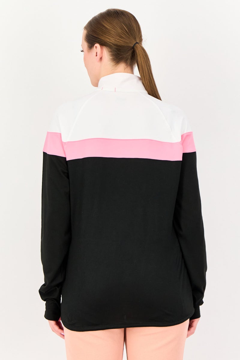 PUMA سويت شيرت رياضي نسائي بأكمام طويلة مناسب في الهواء الطلق، متعدد الألوان - Image 3