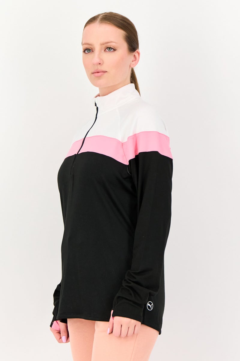 PUMA سويت شيرت رياضي نسائي بأكمام طويلة مناسب في الهواء الطلق، متعدد الألوان - Image 4