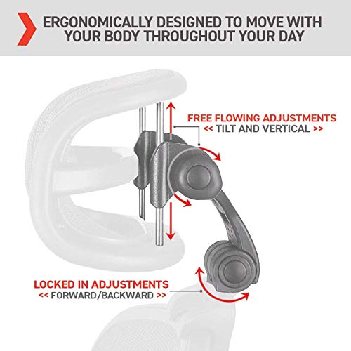 Engineered Now The Original Headrest for The Herman Miller Aeron Chair (H4 for Remastered, Graphite) - Image 3