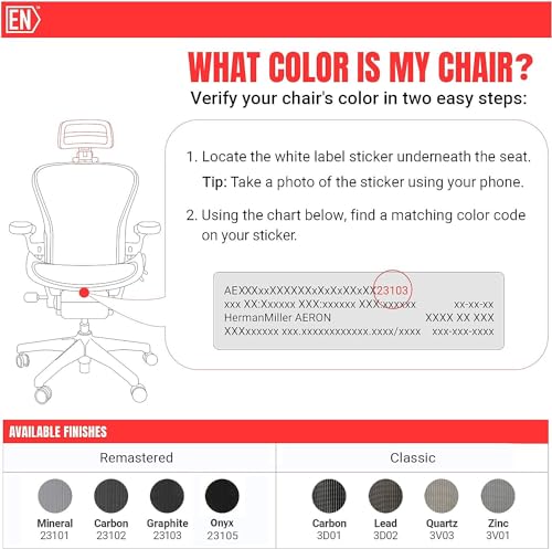 Engineered Now The Original Headrest for The Herman Miller Aeron Chair (H4 for Remastered, Graphite) - Image 4