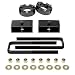 Richeer 3 Front and 2 Rear Leveling Lift Kit for 19952004 Tacoma 3 Front Strut Spacers and 2 Rear Black Leveling Lift Block Kit Extended Square UBolts 32 Height for 19952004 Tacoma - Image 2