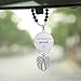 Qpige Memorial Car Charm Sympathy Gifts for Loss of Loved one Keep Making Her Proud Ornament Hanging Rear View Mirror Accessories Grief Bereavement Sympathy Gift Keep Making Him ProudSilver - Image 2