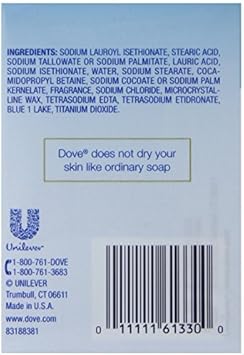Dove Beauty Bar Gentle Exfoliating 4 oz 4 Bar by Dove - Image 2