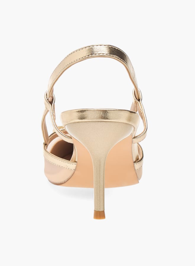 Flora Bella By Shoexpress Womens Bow Accent Slingback Shoes With Stiletto Heels  - Image 5