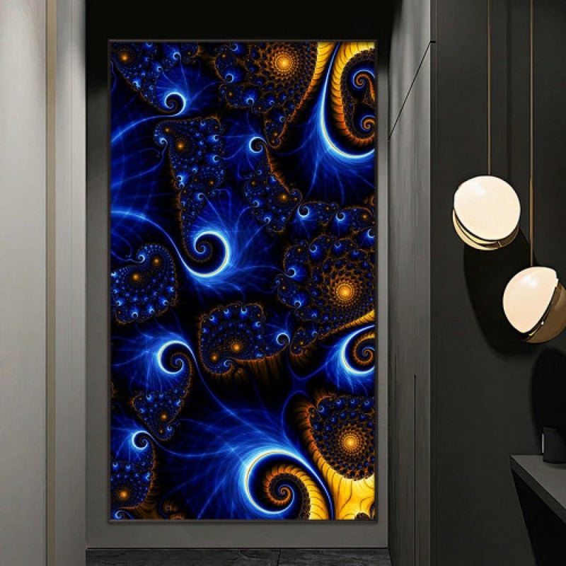 ماركتنا لوحة قماشية بتصميم مودرن مع برواز مجوف مقاس (50×70) قطعة واحدة - Image 1