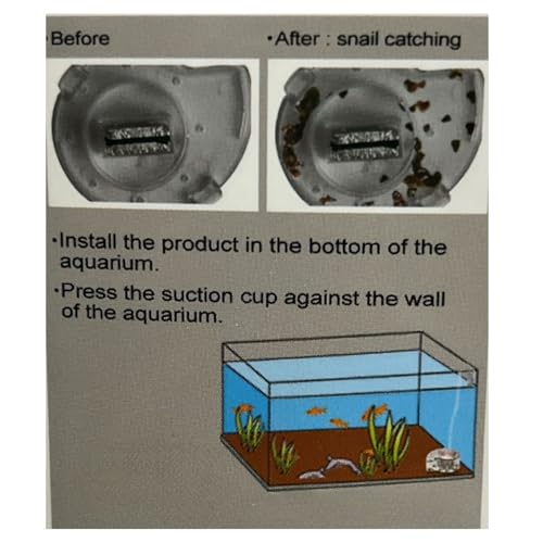TUNAI Dophin MC111 Snail Catcher for Aquarium Fish Tank | Innovative Design | Capture and Remove Unwanted Snails | Ideal for Saltwater and Freshwater Aquariums | (Original from Store) - Image 4