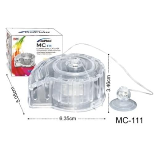 TUNAI Dophin MC111 Snail Catcher for Aquarium Fish Tank | Innovative Design | Capture and Remove Unwanted Snails | Ideal for Saltwater and Freshwater Aquariums | (Original from Store) - Image 2
