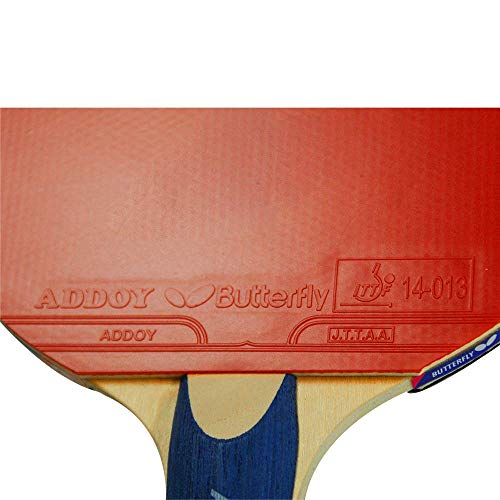 Butterfly Addoy Table Tennis Racket – Table Tennis Paddle with Smooth Rubber - Great Beginner Ping Pong Racket - ITTF Approved Butterfly Ping Pong Paddle - Choose 1000, 2000, or 3000 Ping Pong Racket Models - Image 4