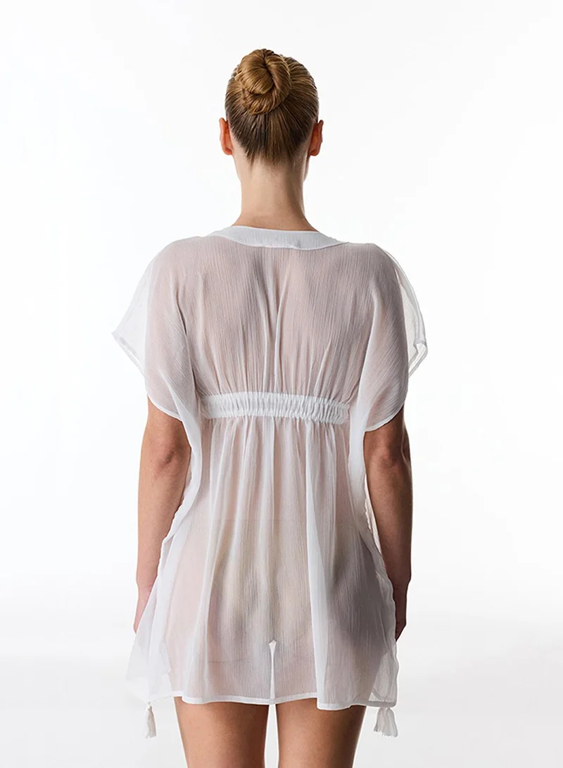 Penti Penti Women's Quick-Dry Beach Basic Kaftan - White