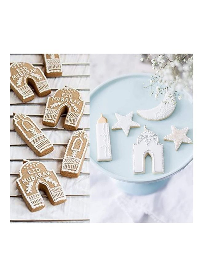 نيبمينينت طقم قطاعات كوكيز من 6 قطع فضي - Image 2