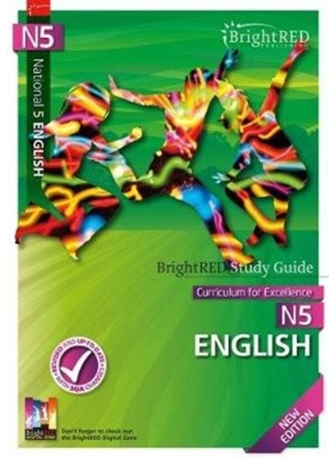 دليل الدراسة BrightRED للغة الإنجليزية المستوى 5 - إصدار جديد - غلاف ورقي