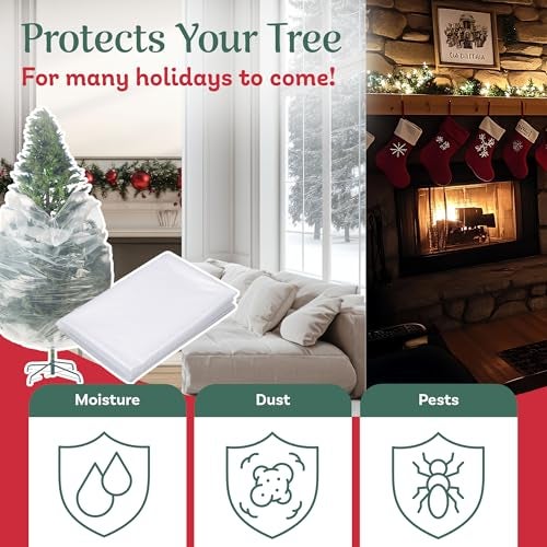 Elf Stor Christmas Tree Storage or Disposal Bag for Upright Trees up to 7.5-Ft Tall - Use Large Storage Bag for Couches, Mattress, and More by Elf Stor - Image 5