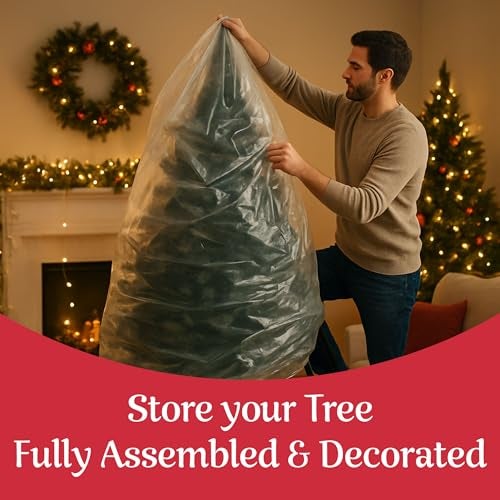Elf Stor Christmas Tree Storage or Disposal Bag for Upright Trees up to 7.5-Ft Tall - Use Large Storage Bag for Couches, Mattress, and More by Elf Stor - Image 3
