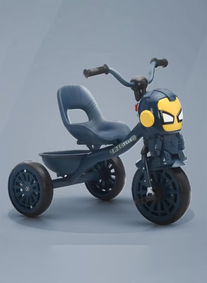 MarkedOne Marked One Kids Tricycle - Toddler Tricycle with Footrest for 3+ Years Old  -  Tricycle for Kids (Blue) - Image 4