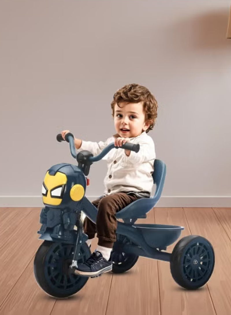 MarkedOne Marked One Kids Tricycle - Toddler Tricycle with Footrest for 3+ Years Old  -  Tricycle for Kids (Blue) - Image 5
