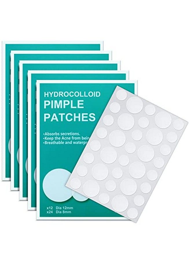 PICcircuit 180 Counts Hydrocolloid Patches For Face Invisible Zit Pimple Acne Spot Treatment Blemish Patch Cover Stickers  - Image 1