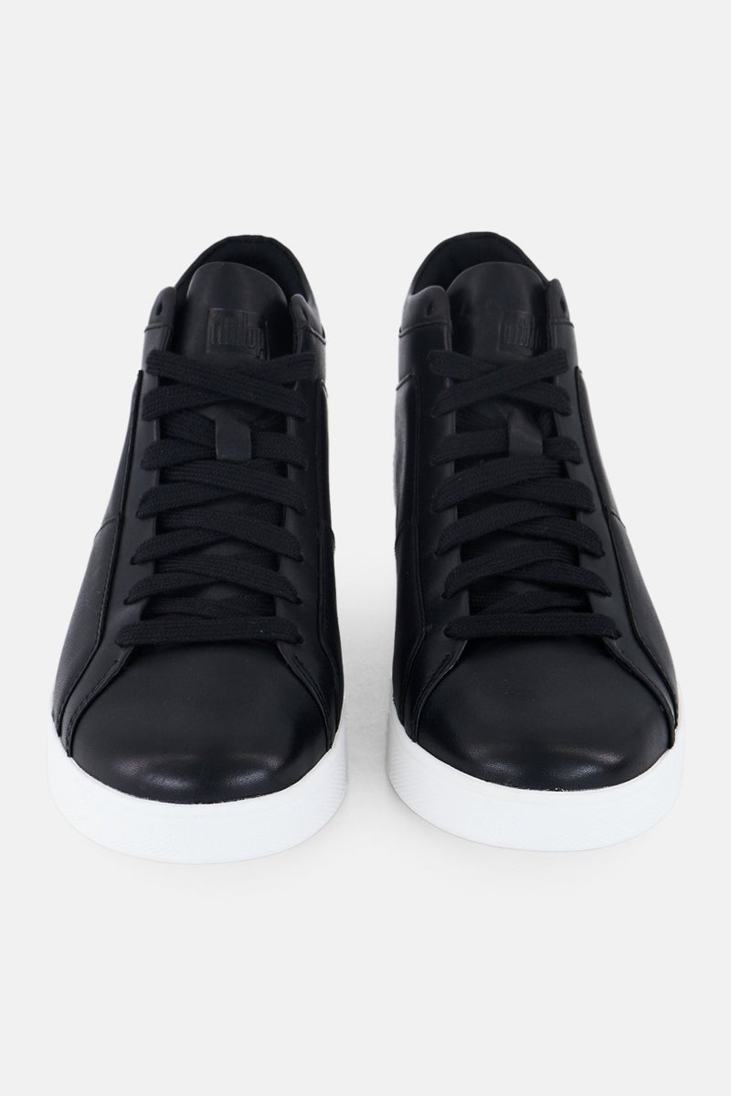 FitFlop Women Rally glitter High-Top Lace Up Casual Shoes, Black  - Image 4