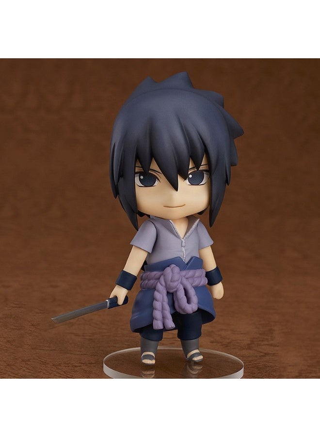 general Naruto: Shippuden Uchiha Sasuke Movable Replacement Face Doll Model Decoration Desktop Decoration Toy Gift for Family and friends - Image 1