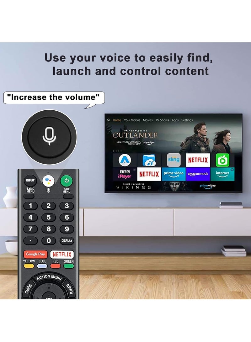 TIGER Replacement Remote for Sony Bravia TV with Voice Control, Compatible with RMF-TX300U 4K Smart HDTV Models XBR-49X800E, XBR-55X800E, XBR-55X850D, XBR-65X850E, XBR-85X850D, XBR-43X800E, XBR-65X930D, XBR-75X850E, XBR-75X940D - Image 5