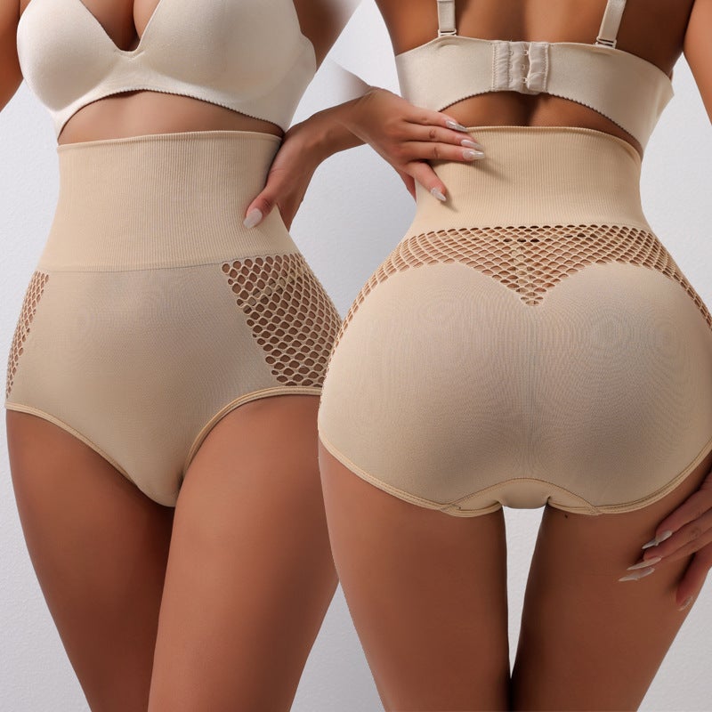 High Waist Waist Hip Pants Breathable Hole Belly Strong Shaping Hip Hip Postpartum Waist - Image 4