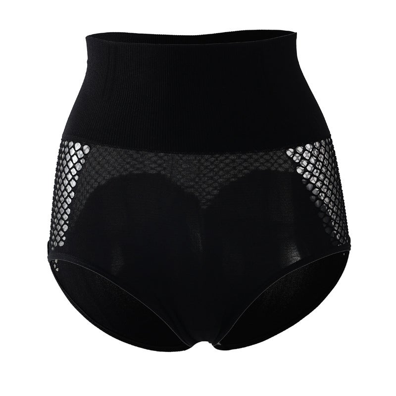 High Waist Waist Hip Pants Breathable Hole Belly Strong Shaping Hip Hip Postpartum Waist - Image 1