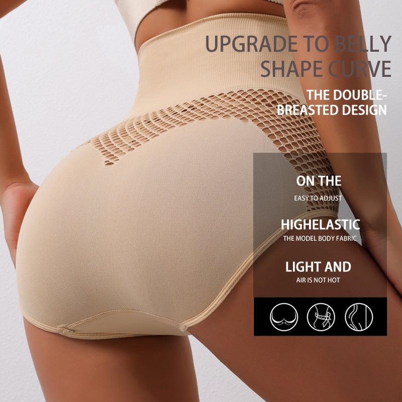 High Waist Waist Hip Pants Breathable Hole Belly Strong Shaping Hip Hip Postpartum Waist - Image 3