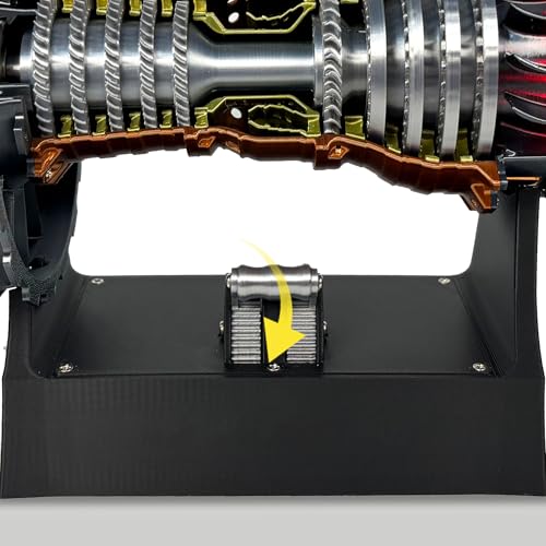 HI-REEKE Jet Engine Model Kit, TR900 Turbofan Aircraft Engine Model 3D Printing Toy for Teen(Rotatable) - Image 4