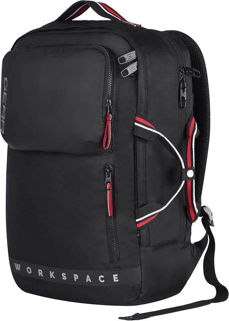 Gear Workspace 18L Small Water Resistant Laptop Bag/Backpack/Office Bag/Briefcase for Men/Women-Black - Image 4