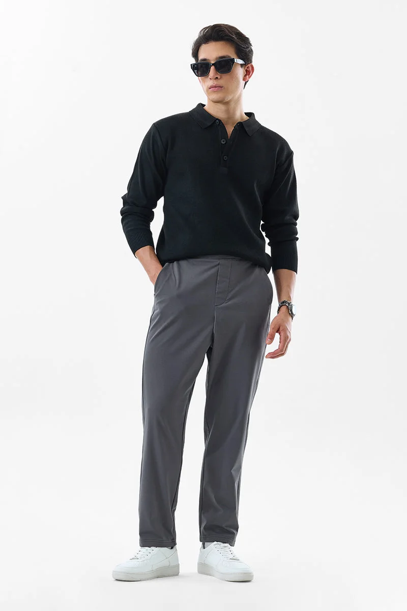 SNITCH Relaxed Fit Stretch Trousers