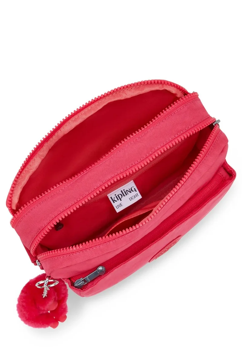 kipling Abanu M, Medium Crossbody Female Bag - Resort Pink
