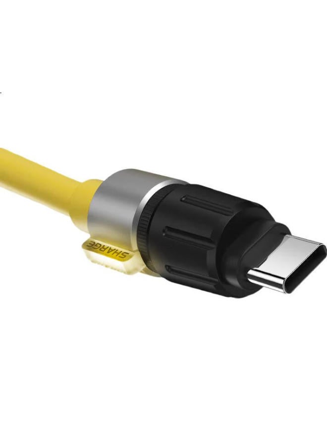 SHARGE Shanji Hanying 240W Charging Cable, Customized Apple 16 Fast Charging Type-C Data Cable, Silicone 100W, Compatible With Iphone 15 Pro Max, Huawei, Xiaomi 14 Tablet, Laptop - Image 2