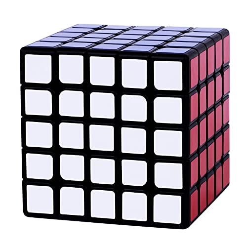 IRRDFO 5x5 Speed Cube 5x5 Cube Puzzle Black - Image 1