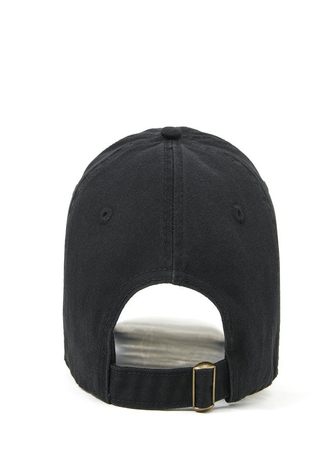 FASHIXD Oversize XXL Baseball Caps,Vintage Baseball Cap Golf Hat for Big Heads 22"-25"，Sports Cap Dad Cap Adjustable[All Senson] (Black) - Image 3