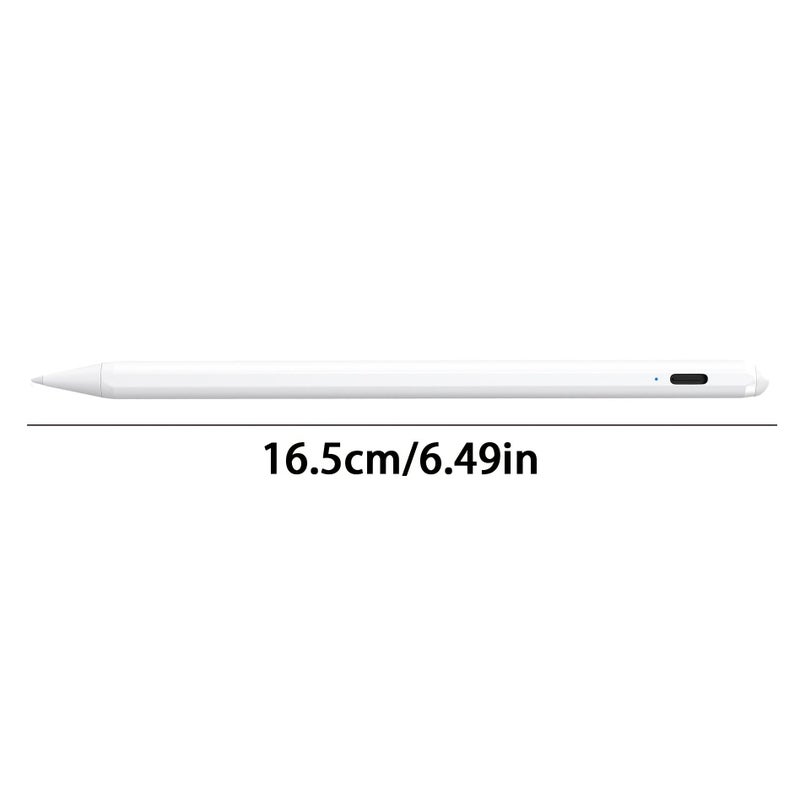 قلم لمسي لاسلكي وردي مع رفض راحة اليد، شحن سريع، وقطعتان إضافيتان لـ iPad - Image 1