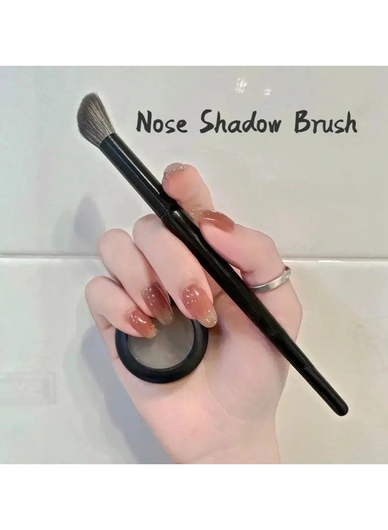 ORiTi 1PC Angled Nose Shadow Brush for Perfeect Contouring and Highlighting Ideal for Makeup Beginners and Artists - Image 4